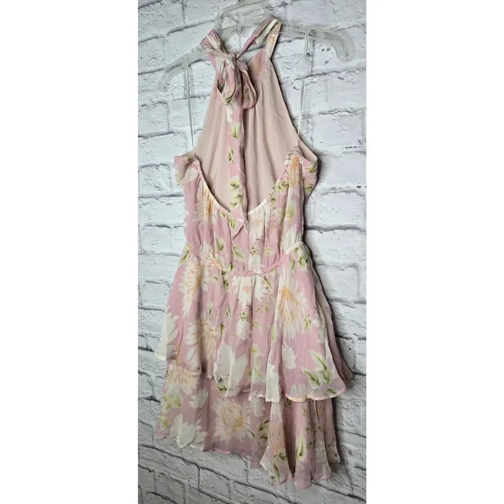 Revolve Yumi Kim Meghan Dress in Wayfarer Pink floral tiered Dress XL. - Picture 6 of 10